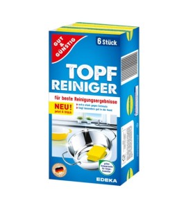 G&G Gąbki do naczyń żółte duże  6 sztuk