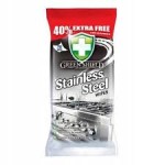 GREEN SHIELD STAINLESS STEEL nawilżone ściereczki do stali nierdzewnej 50Szt+20szt