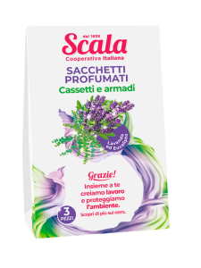 Scala saszetki zapachowe do szafy Lavanda & Eucalipto 3szt IT