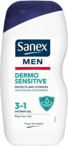 Sanex Men Dermo Sensitive 3in1 żel pod prysznic 250ml NL