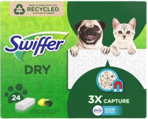 Swiffer Dry Febreze Odor Defense suche wkłady do mopa 24szt NL.jpg