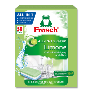 Frosch tabletki do zmywarki All in 1 Limone 50szt DE
