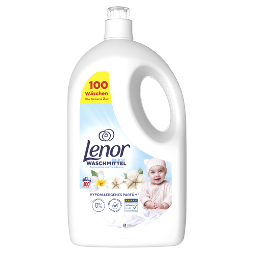 Lenor Sensitiv żel do prania Baumwollblute &amp; Tiare-Blume 100 prań 4,5l DE.png