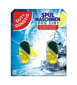 G&G Zapach do zmywarki cytryna 2x60 zmywań DE