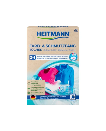 heitmann chusteczki wyłapujące kolor 20szt.webp