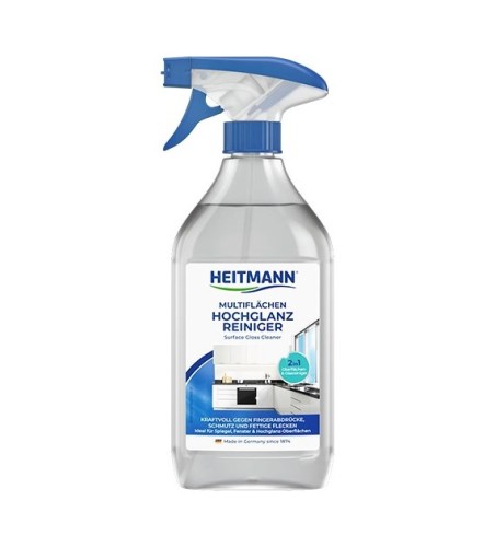 Heitmann Multiflächen &amp; Hochglanz spray do szyb i powierzchni błyszczących 500ml DE.jpg