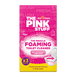 The Pink Stuff The Miracle Foaming Toilet Cleaner  pianowy środek do czyszczenia WC  3szt x 100g UK