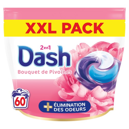 Dash 2in1 kapsułki uniwersalne do prania Bouquet Pivolnes +Lenor 60 szt FR.png