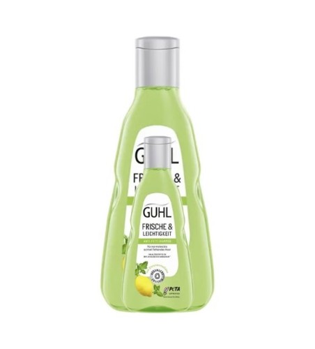 Guhl szampon do włosów przetłuszczających się świeżość i lekkość Frische &amp; Leichtigkeit 250ml + 50ml DE.jpg