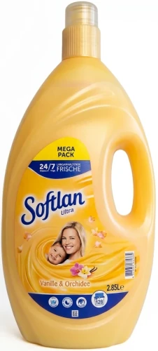 Softlan Ultra płyn do płukania Vanille &amp; Orchidee 128 płukań 2,8l DE.webp