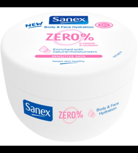 Sanex Zero krem Body & Face Hydration Sensitive skin 250ml