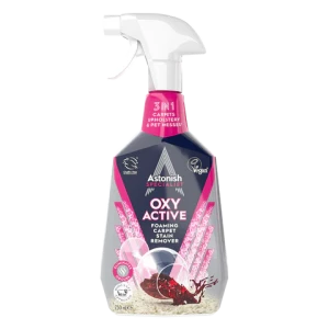 Astonish Specialist spray Oxi Active piana do usuwania plam na dywanie 750ml UK