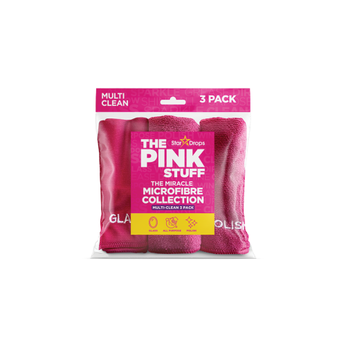 The Pink Stuff zestaw ścierek z mikrofibry 3szt UK.png