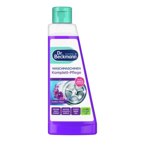 Dr. Beckmann Waschmaschinen Komplett-Pflege płyn do czyszczenia pralki Floral Fresh 250ml DE.webp