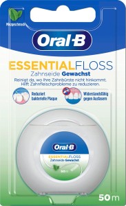 Oral-B Essentialfloss nić dentystyczna woskowana miętowa 50m DE