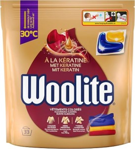 Woolite a La Keratine kapsułki do prania Color 33szt FR