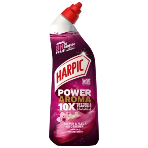 Harpic Power Aroma dezynfekujący i czyszczący żel do WC Jasmin &amp; Fleur de Cerisier 750ml FR.jpeg