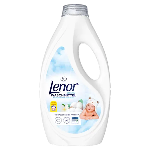 Lenor żel do prania Senstiv Baumwolle &amp; Tiaré-Blüte 25 prań 1,125l DE.webp