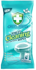GREEN SHIELD TOILET CLEANING ścierki nawilżone antybakteryjne do toalety 40Szt